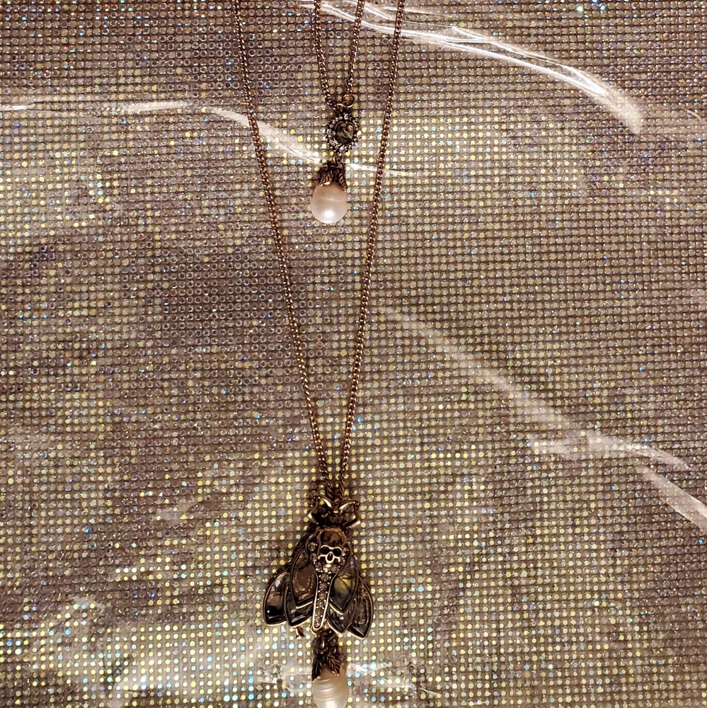 Beetle Skull Necklace